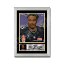 Tony Jefferson 1 Limited Edition Football Signed Print - American Footballer