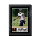 Tony Jefferson 2 Limited Edition Football Signed Print - American Footballer