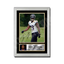 Tony Jefferson 2 Limited Edition Football Signed Print - American Footballer