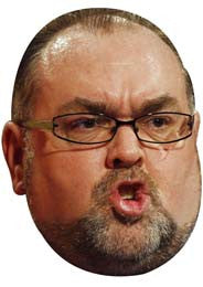 Tony O'Shea Darts Celebrity Face Mask Fancy Dress Cardboard Costume Mask