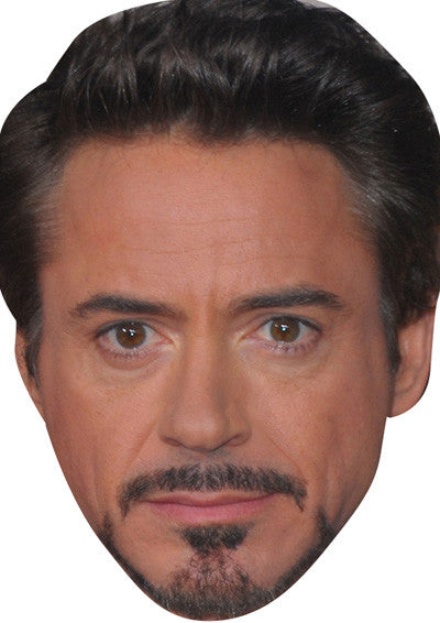 Tony Stark Iron Man MOVIES STARS 2018 Celebrity Face Mask Fancy Dress Cardboard Costume Mask