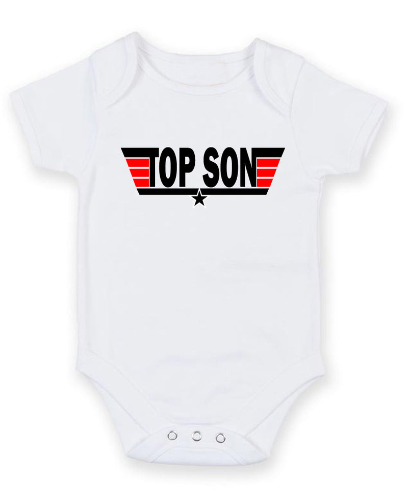 Topson Personalised Baby Boy Girl Unisex Short Sleeve Bodysuit