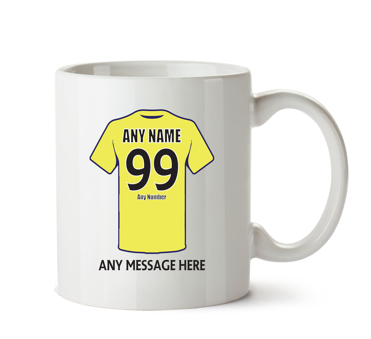 Torquay United INSPIRED Football Team Mug Personalised Mug – printed mug product image 1