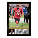 Torrey Smith 2 Limited Edition Football Signed Print - American Footballer