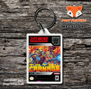 Total Carnage Game Inspired Retro Gaming Keyring