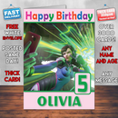 Personalised Tracer Selfie Inspired Style Game Kids Inspired Birthday Card (SA)