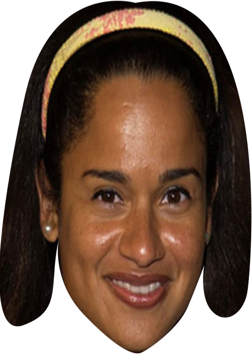 Tracy Vilar Face Mask – Fancy Dress Cardboard Costume Mask – Tracy Vilar Face Mask