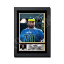Trai Turner 2 Limited Edition Football Signed Print - American Footballer