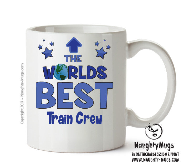 Worlds Best Train Crew Mug - Novelty Funny Mug