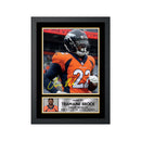 Tramaine Brock Limited Edition Football Signed Print - American Footballer