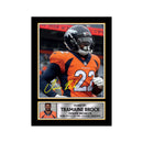 Tramaine Brock Limited Edition Football Signed Print - American Footballer
