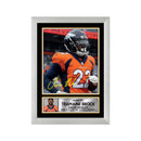 Tramaine Brock Limited Edition Football Signed Print - American Footballer