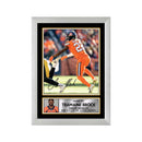 Tramaine Brock 2 Limited Edition Football Signed Print - American Footballer