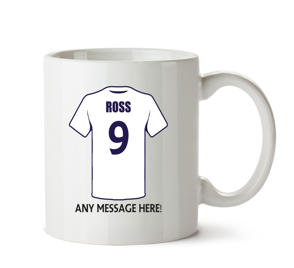 Tranmere Rovers INSPIRED Football Team Mug Personalised Mug – printed mug product image 1
