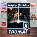 Transformers The Last Knight Hd Theme Style Personalised Kids Inspired Movie Birthday Card (SA)