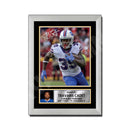 Travaris Cadet 2 Limited Edition Football Signed Print - American Footballer