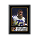 Travis Frederick Limited Edition Football Signed Print - American Footballer