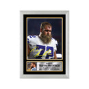 Travis Frederick Limited Edition Football Signed Print - American Footballer
