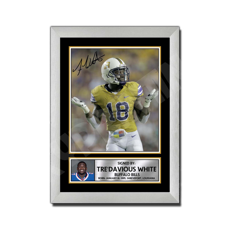 Tre'Davious White 2 Limited Edition Football Signed Print - American Footballer