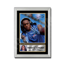 Tremaine Edmunds 1 Limited Edition Football Signed Print - American Footballer