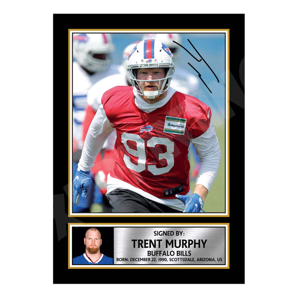 Trent Murphy 1 American Football Printed Signature Print