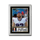 Trent Murphy 2 Limited Edition Football Signed Print - American Footballer