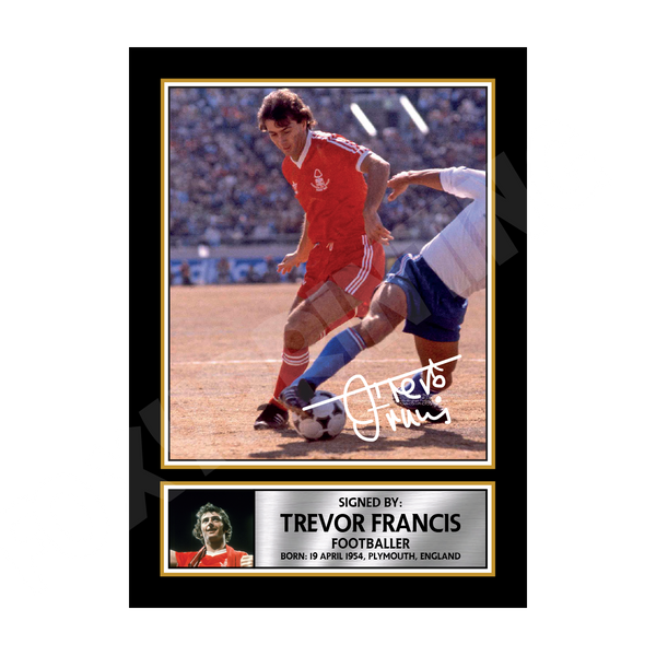 Trevor Francis – 1 Football Player Printed Signature Print