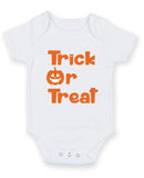 Trick Or Treat Printed Baby Grow Bodysuit Boy Girl Unisex Gift