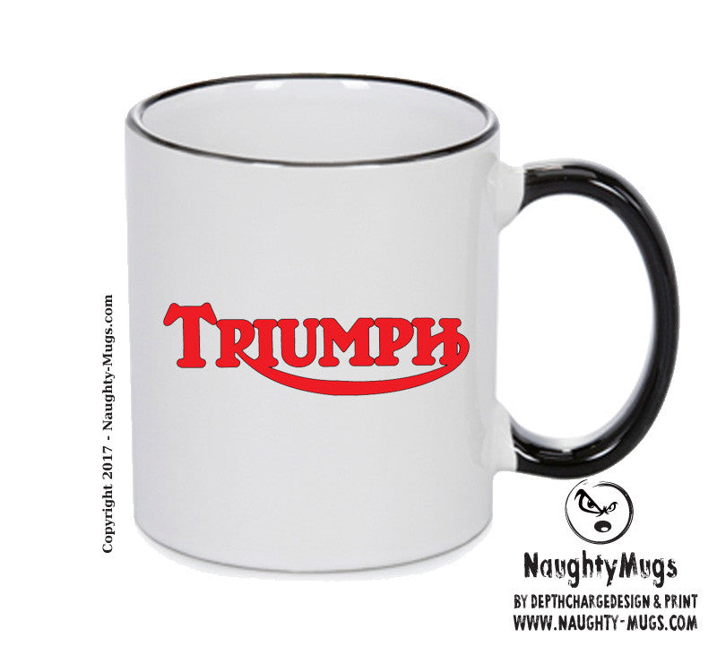 Triumph red Personalised Printed Mug