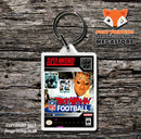 Troy Aikman NFL Football Game Inspired Retro Gaming Keyring