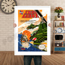 Twin Cobra Retro GAME INSPIRED THEME Nintendo NES Gaming A4 A3 A2 Or A1 Poster Art 599