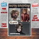 Tyrion Lannister Personalised INSPIRED STYLE Game Of Thrones Birthday Card New 2017