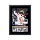 Tyrod Taylor Limited Edition Football Signed Print - American Footballer