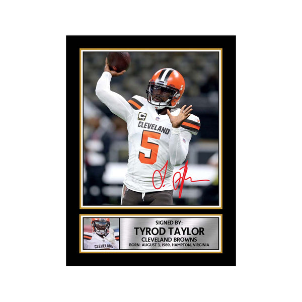 Tyrod Taylor American Football Printed Signature Print