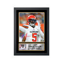 Tyrod Taylor 2 Limited Edition Football Signed Print - American Footballer