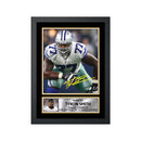 Tyron Smith Limited Edition Football Signed Print - American Footballer