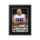 Tyrone Crawford Limited Edition Football Signed Print - American Footballer
