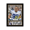Tyrone Crawford 2 Limited Edition Football Signed Print - American Footballer