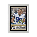 Tyrone Crawford 2 Limited Edition Football Signed Print - American Footballer