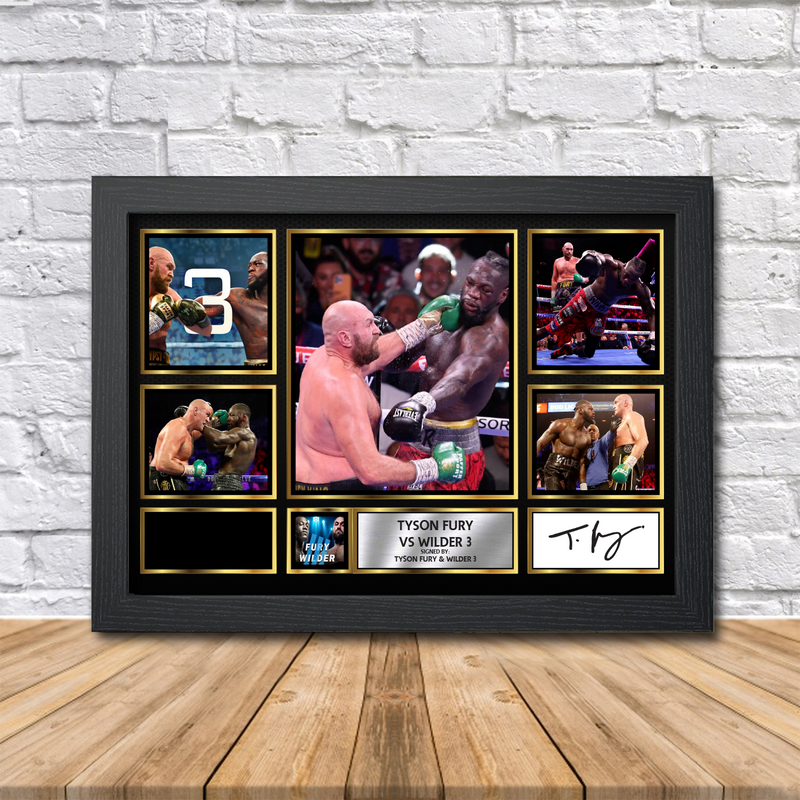 Copy of Tyson Fury VS Deontay Wilder 3 Limited Edition Signed Print