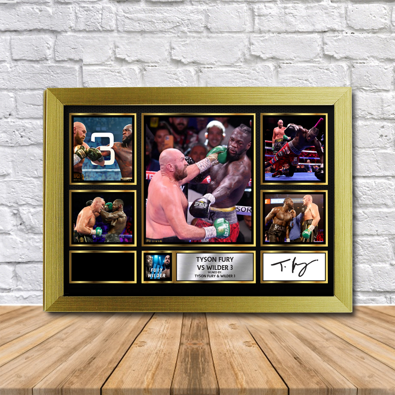 Copy of Tyson Fury VS Deontay Wilder 3 Limited Edition Signed Print