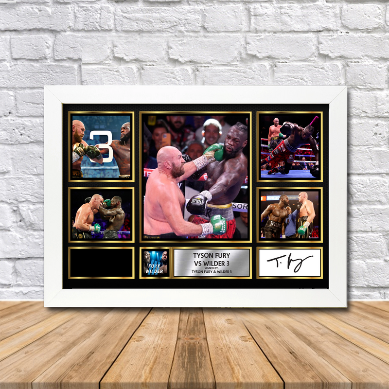 Copy of Tyson Fury VS Deontay Wilder 3 Limited Edition Signed Print