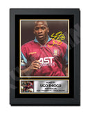 UGO EHIOGU Limited Edition Football Player Signed Print - Football