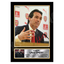 UNAI EMERY 2 Limited Edition Football Player Signed Print - Football