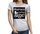 Unicorn Bride White Hen T-Shirt - Any Name - Party Tee