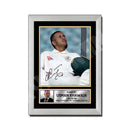 USMAN KHAWAJA Limited Edition Cricketer Signed Print - Cricket Player