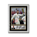 USMAN KHAWAJA 2 Limited Edition Cricketer Signed Print - Cricket Player