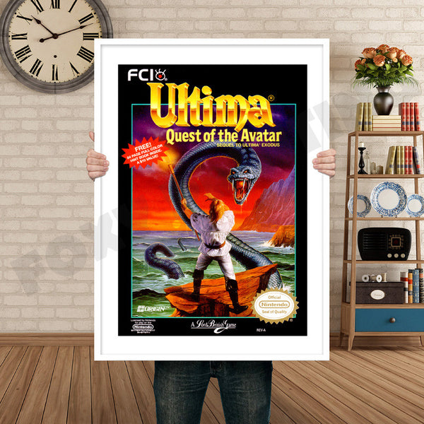 Ultima 2 Retro Game Inspired Theme Nintendo NES Gaming
