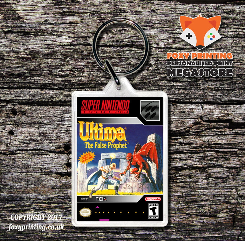 Ultima The False Prophet Game Inspired Retro Gaming Keyring