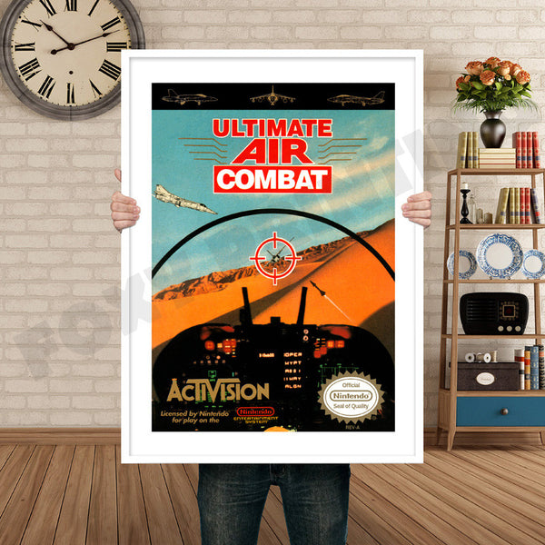 Ultimate Air Combat Retro Game Inspired Theme Nintendo NES Gaming